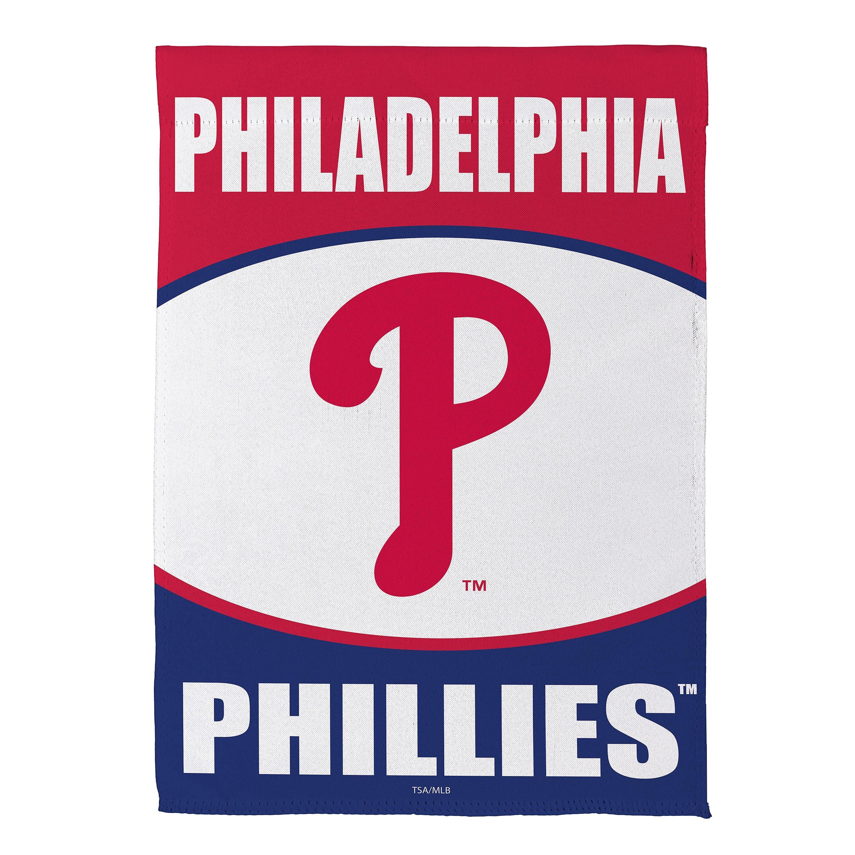 Philadelphia Phillies Suede Garden Flag