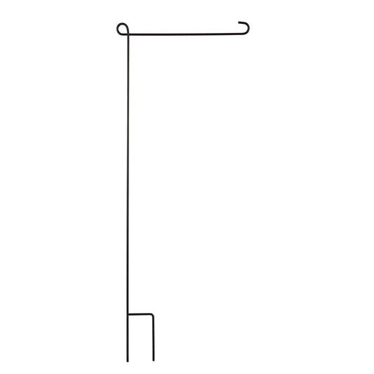 Black Garden Flag Stand