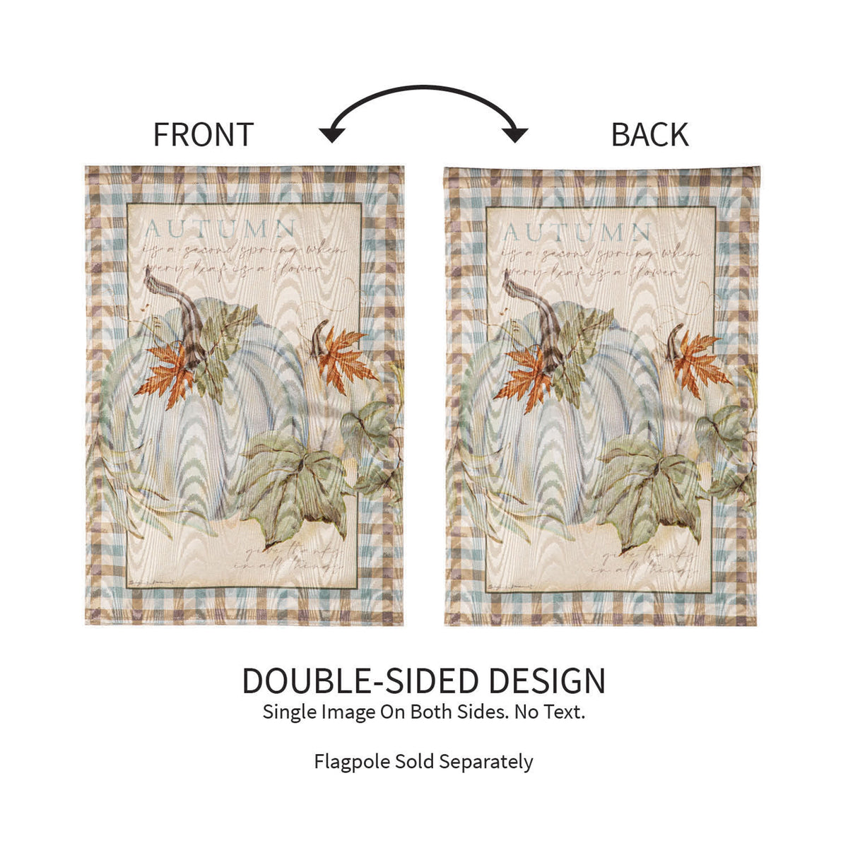 Autumn Harvest Moire Garden Flags