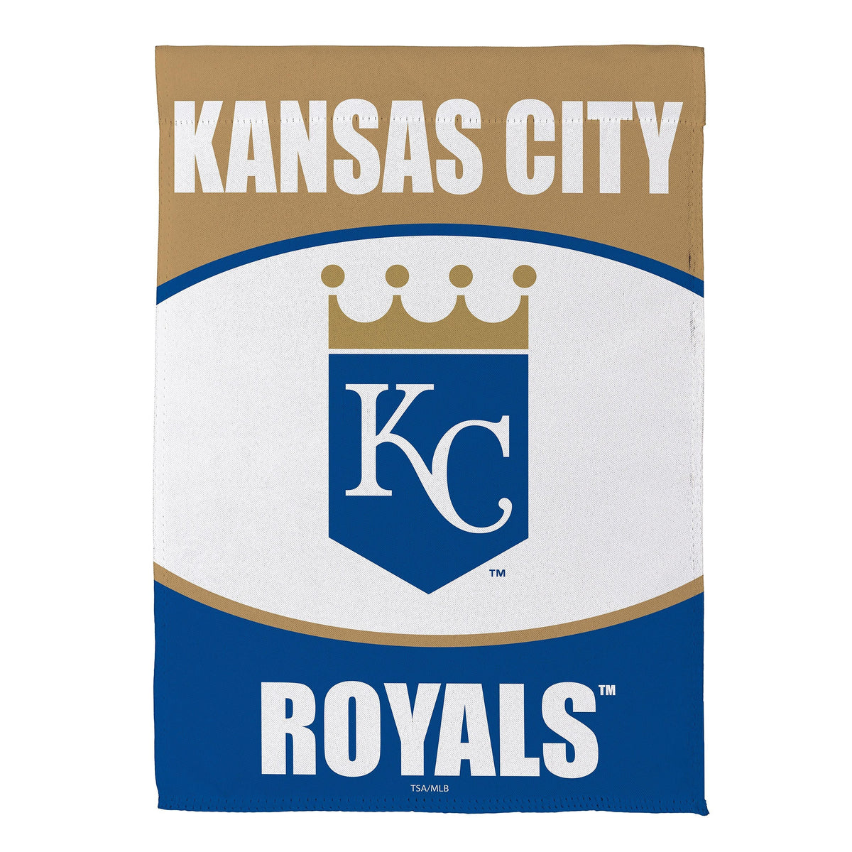 Kansas City Royals Suede Garden Flag