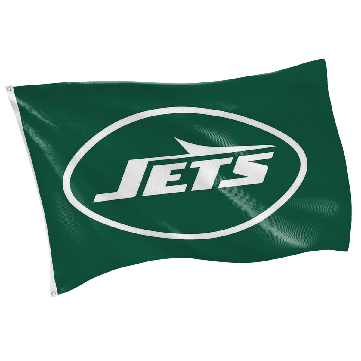 New York Jets Single Sided Flag w/ 2 Grommets, 3'x5'