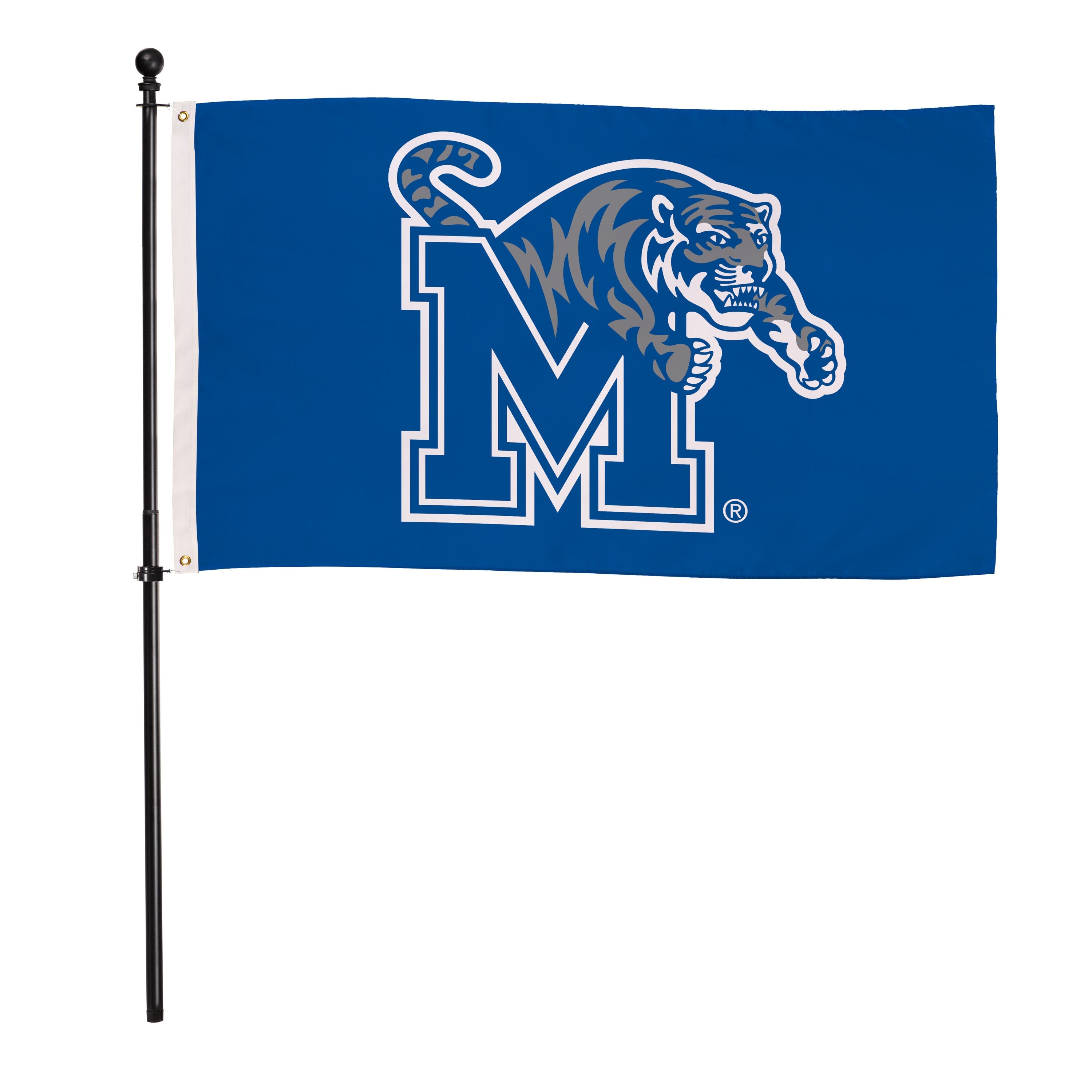University of Memphis Single Sided Flag w/ 2 Grommets, 3'x5'