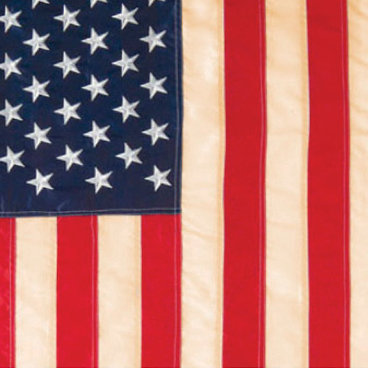Tea Stained Patriotic American Flag