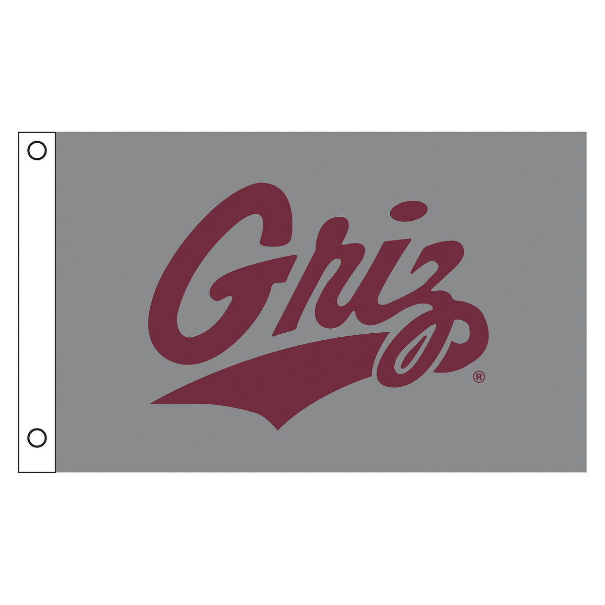 University of Montana Single Sided Flag w/ 2 Grommets, 3'x5'
