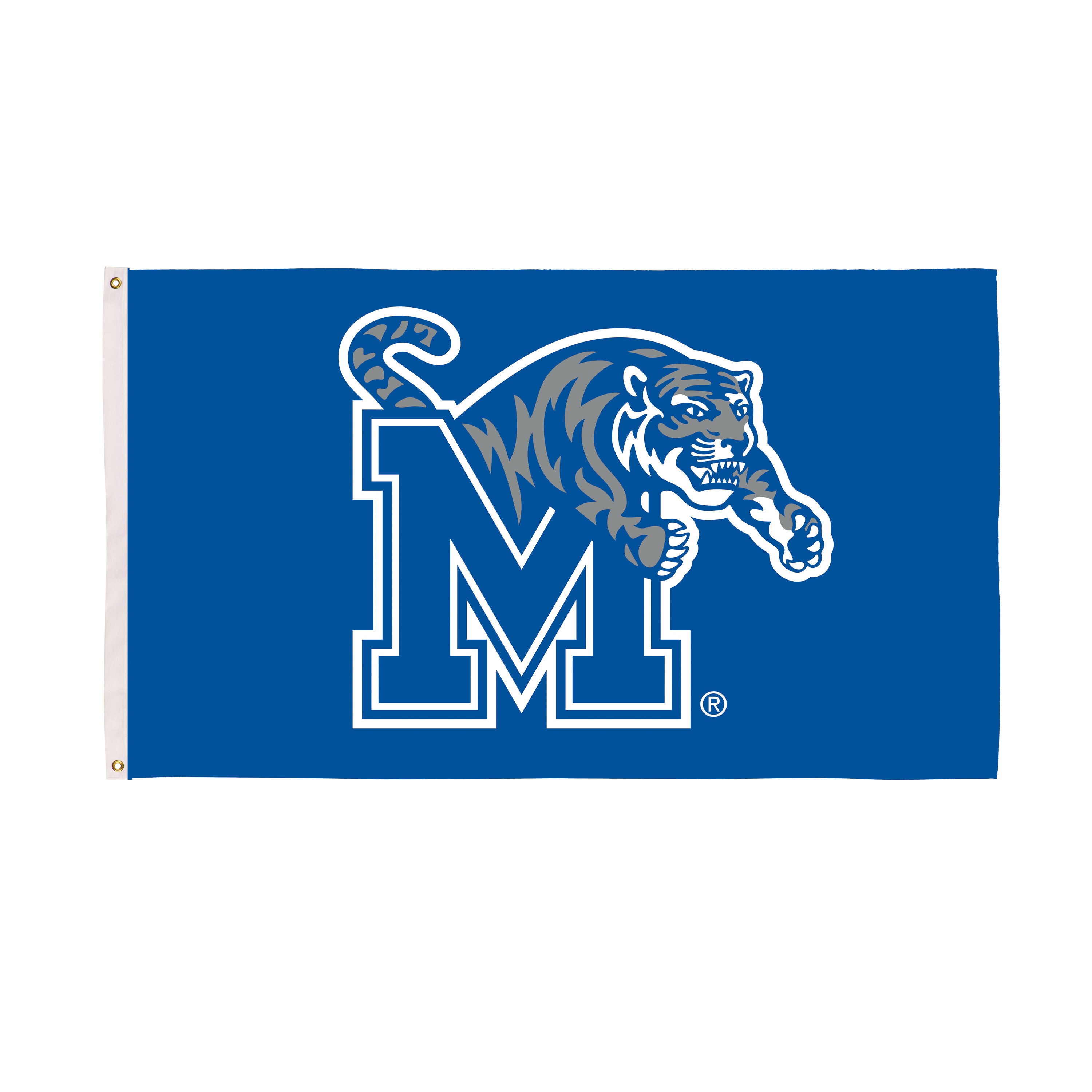 University of Memphis Single Sided Flag w/ 2 Grommets, 3'x5'