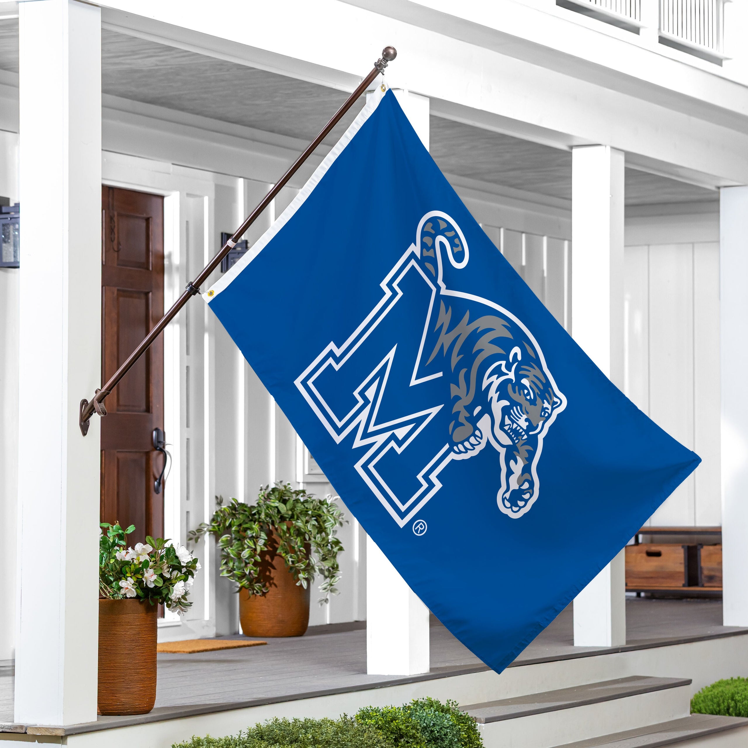 University of Memphis Single Sided Flag w/ 2 Grommets, 3'x5'