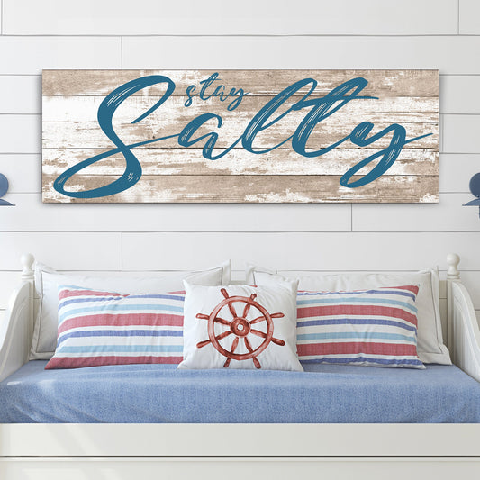 Stay Salty Coastal Sign II