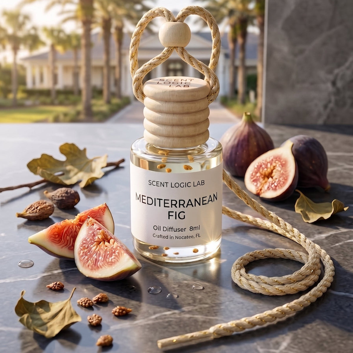 Luxury Car Diffuser — Nature Scents, 8ml Refillable, Long-Lasting Fragrance