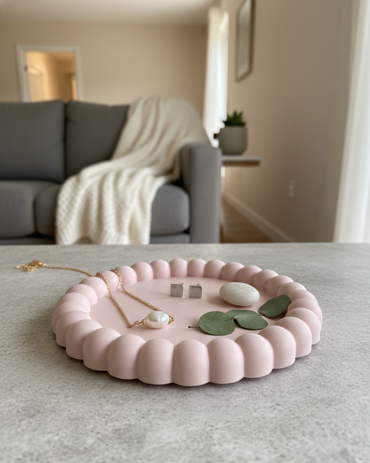 Small Bubble Jesmonite Trinket Dish
