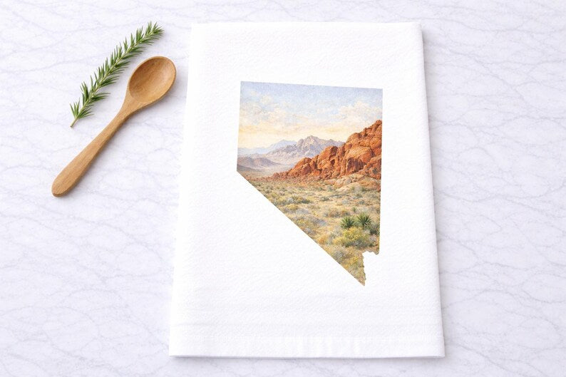 Nevada Colorful Icon Kitchen Towel