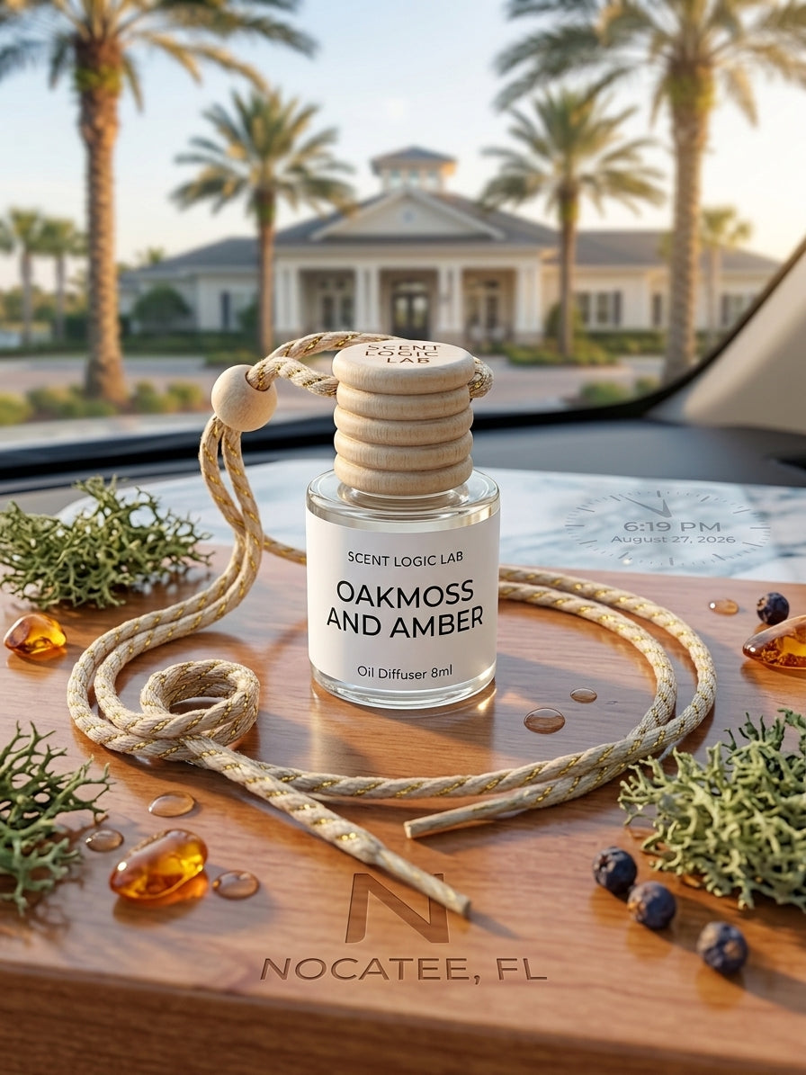 Luxury Car Diffuser — Nature Scents, 8ml Refillable, Long-Lasting Fragrance