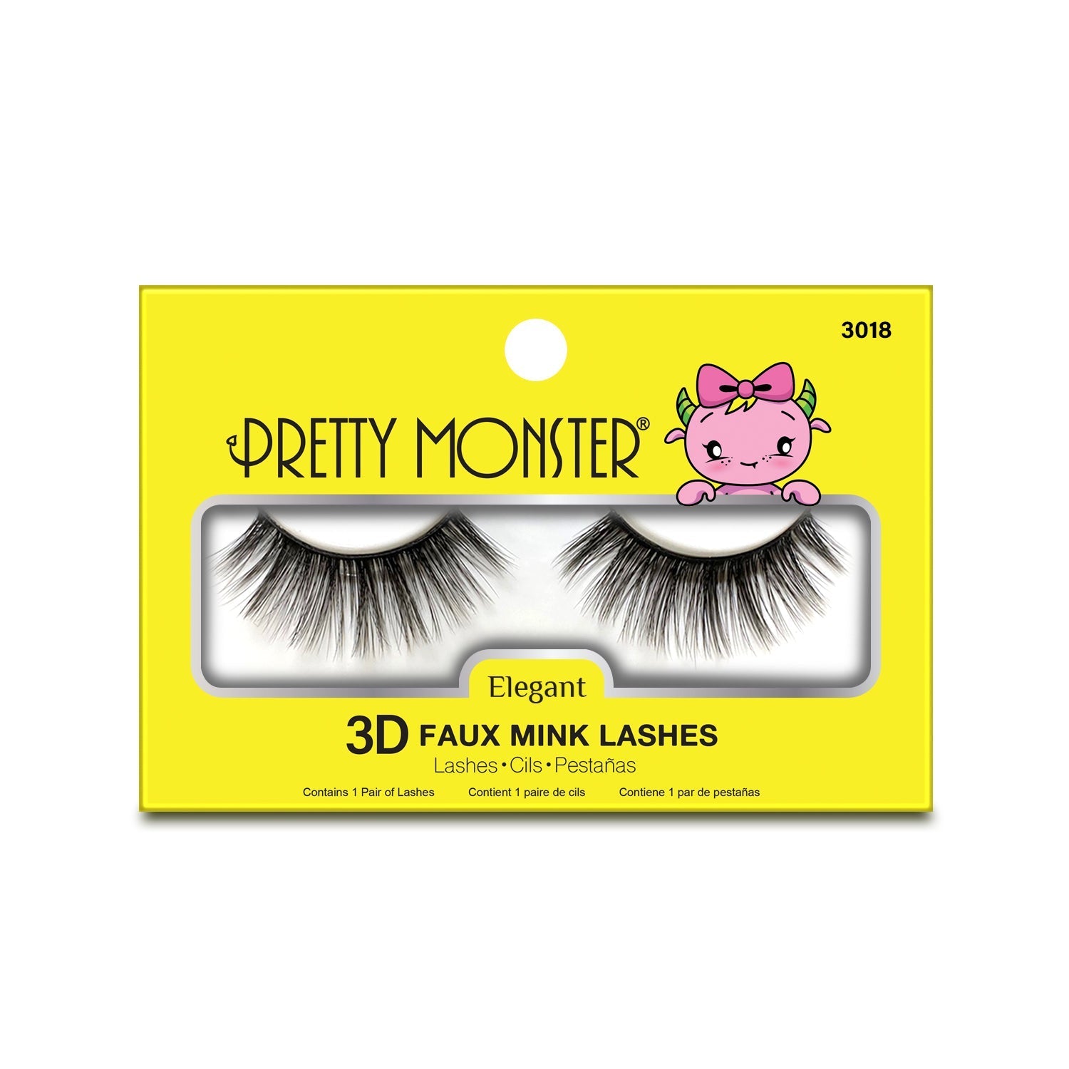Pretty Monster Elegant 3D Faux Mink Lashes - 3018