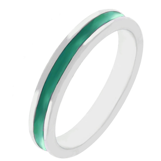 Avera Graduated Wedding Set 5 / Silver Eternity Band Collection
