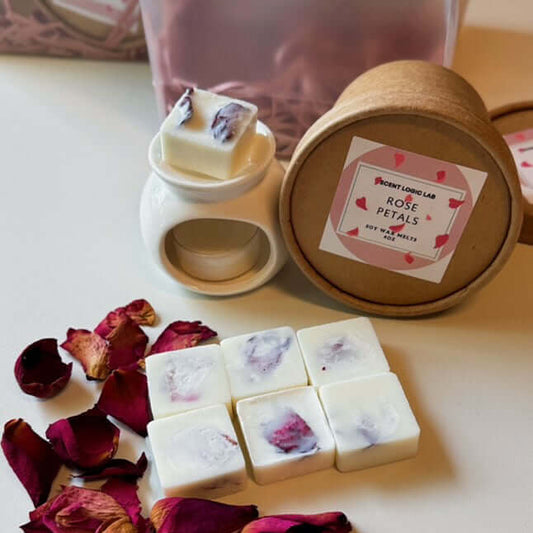 Rose Petal Wax Melter Gift Set