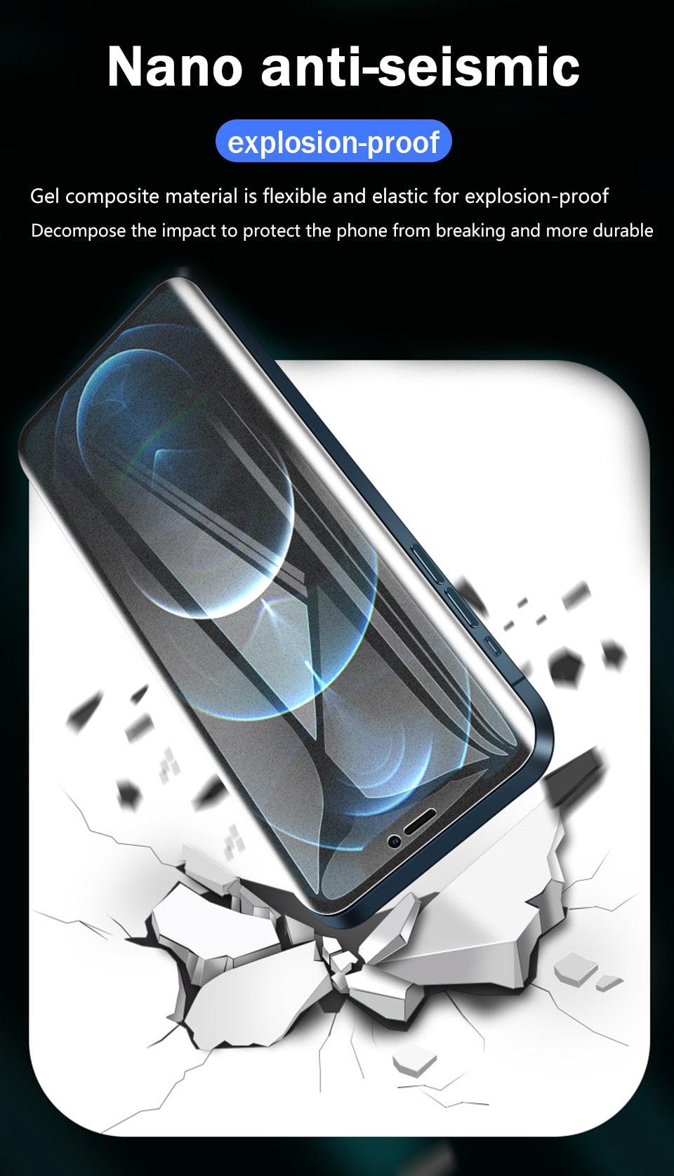 4pcs Matte Film For Iphone 11 12 13 Pro Max Mini Frosted Screen Protectors For Iphone X Xr Xs Max 6 6s 7 8 Plus Se Anti Glare Matte Finish Anti-fingerprint Film