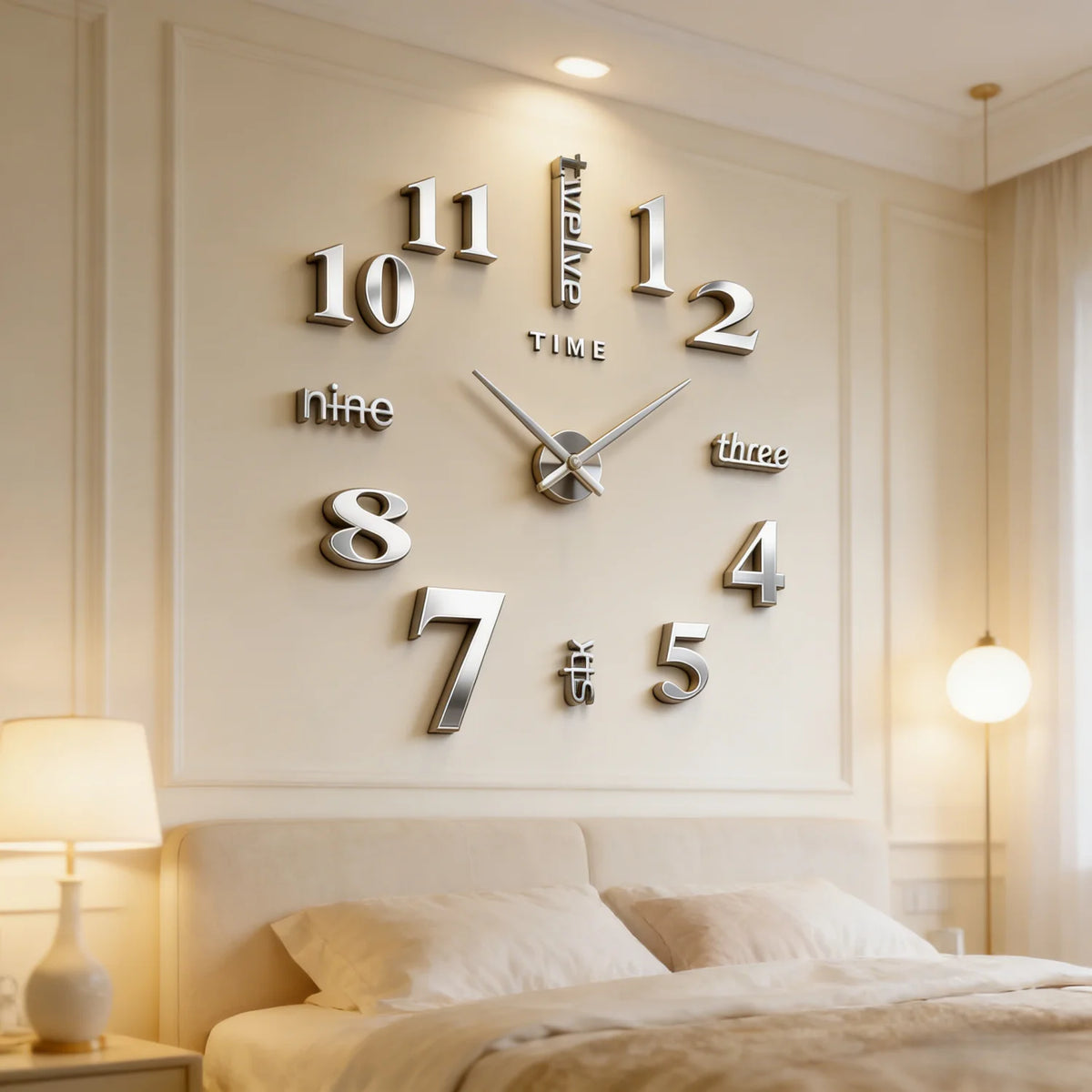 NEW Modern Design Large Wall Clock 3D DIY Quartz Clocks Fashion Watches Acrylic Mirror Stickers Living Room Home Decor Horloge