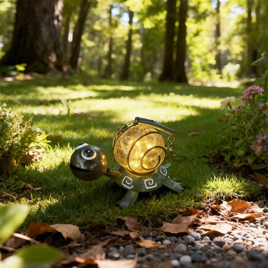 Turtle Garden Decor Waterproof Metal Turtle Shaped Decorative Light Solar Powered Garden Decor For Yard Patio Path Landscapes - Unique Finds Market LLC