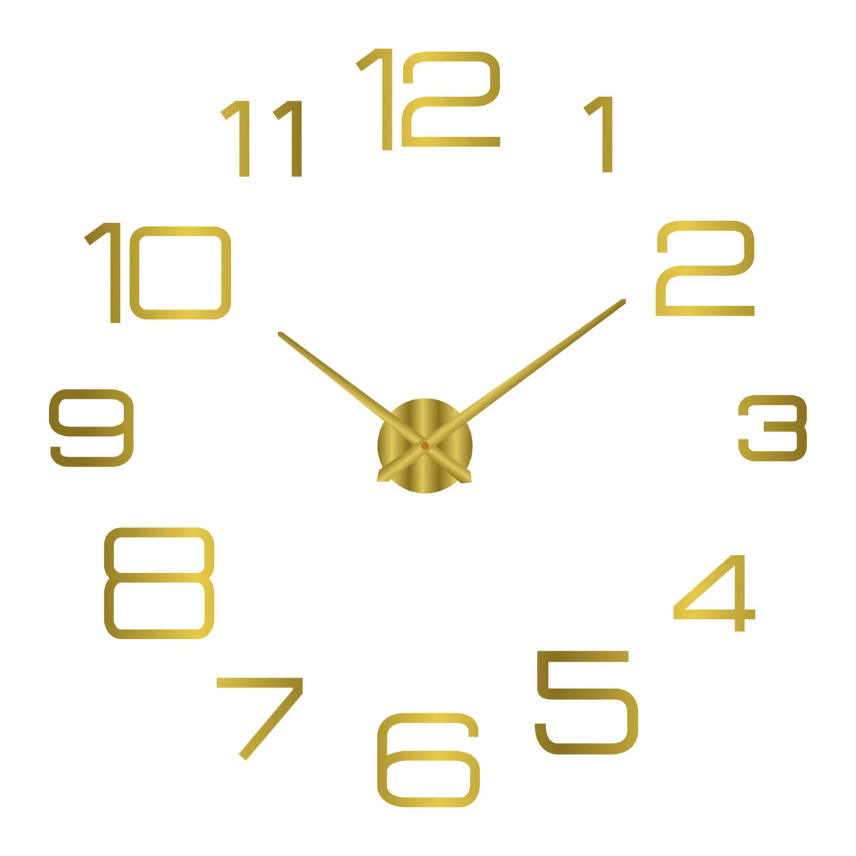 Large 3D Wall Clock Luminous Classic Wall Clocks DIY Digital Clock Wall Watches Stickers Silent Clock for Home Living Room Table