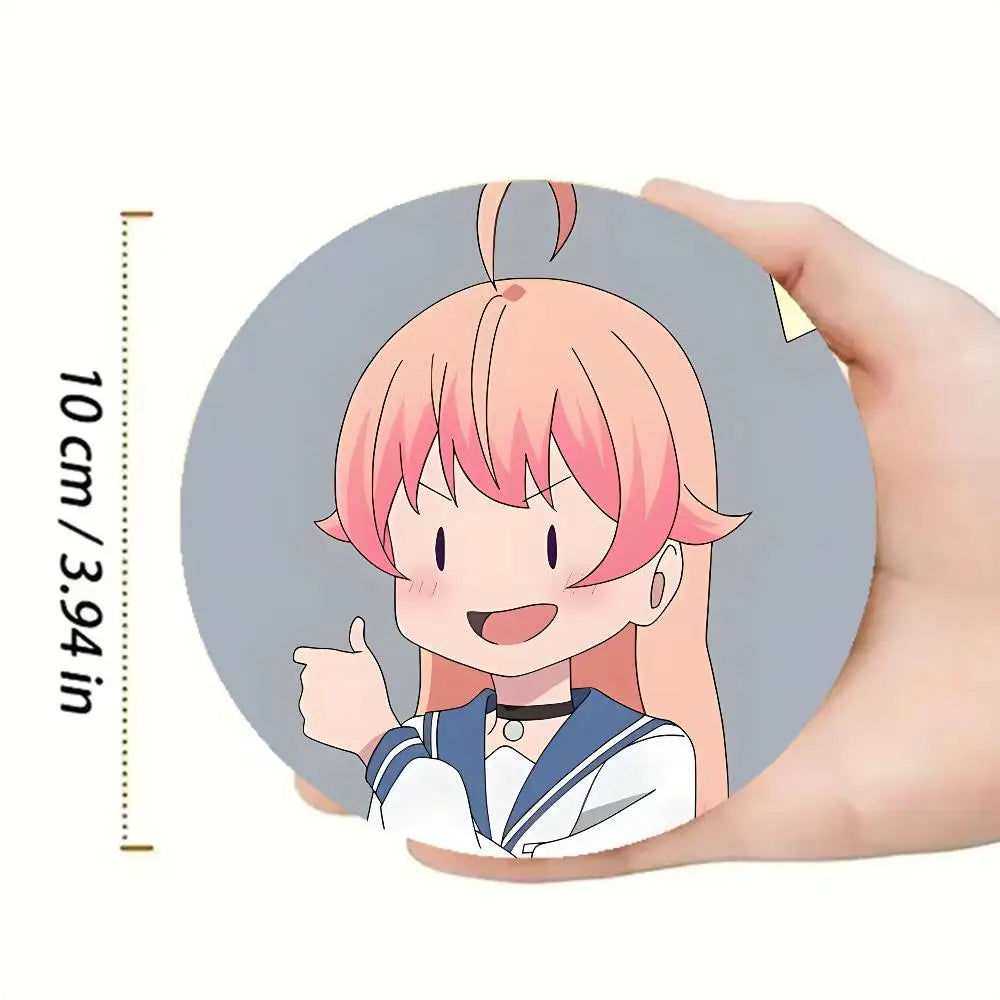 Nico Wakatsuki W-Witch Watch Heat-Resistant Pine Coasters Lightweight Sturdy for All Drinkware Easy to Clean