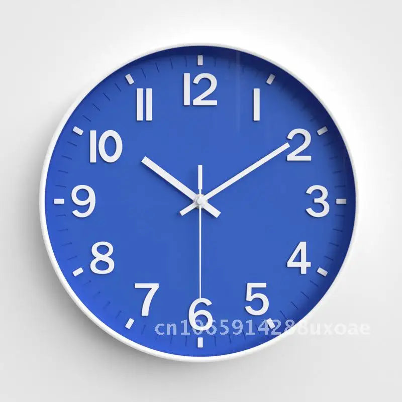 Living Room Clock, Modern Minimalist Home Clock, Bedroom Silent Wall Clock, Circular Quartz Clock 30cm