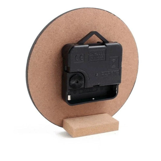 Silent Wooden Decorative Round Wall Clock Battery Operated Wall Clocks Home Decoration Round Wall Clock - Unique Finds Market LLC