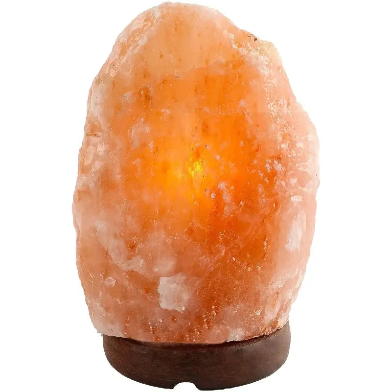 Natural Himalayan salt lamp, unique lighting fixture, also available in multi-color USB version