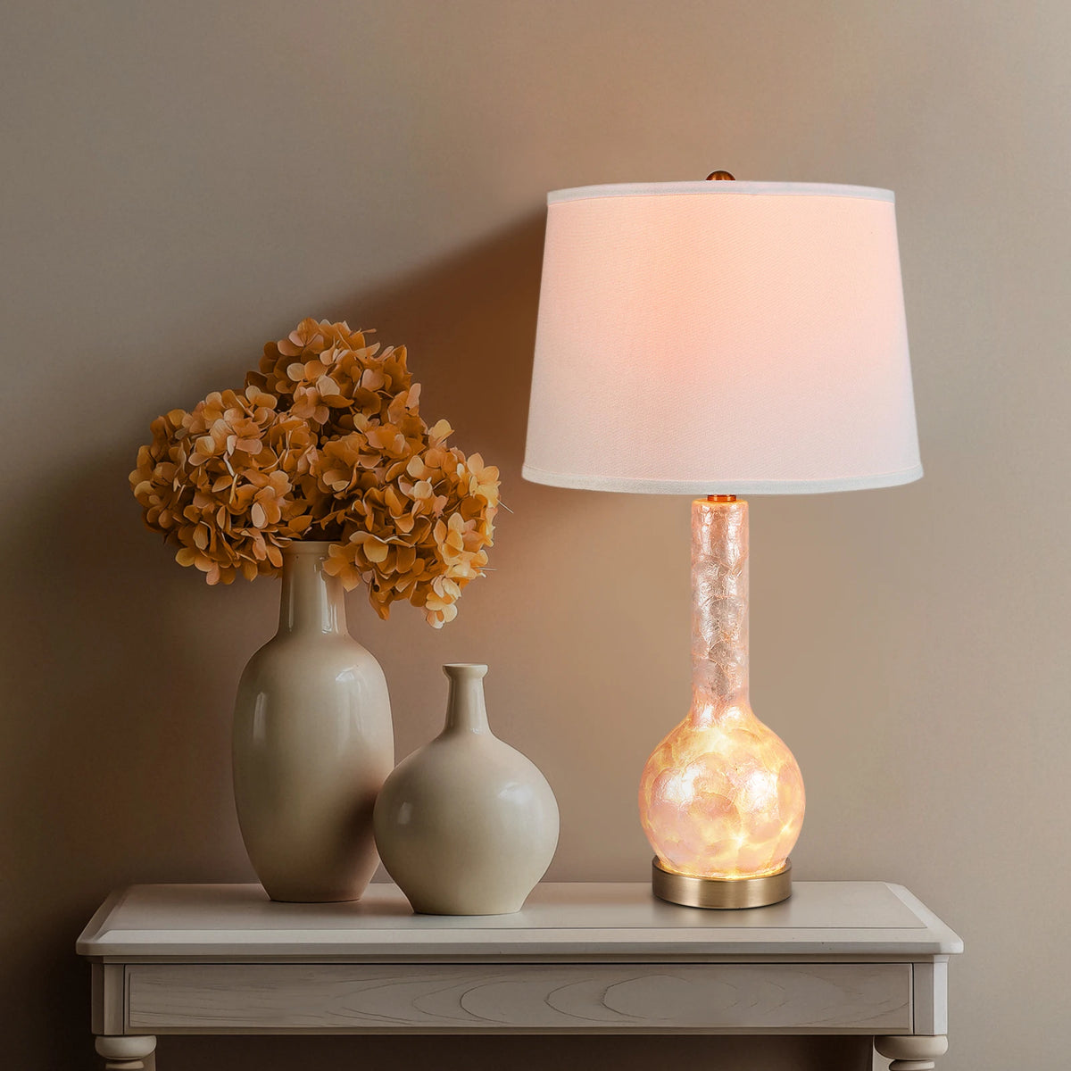 28/25 inch Desk Lamps Luxury Table Lamp Opal Glass Lampshade For Hotel Guest Room Living Room Study Bedroom Bedside Decorative Lighting Lamps Indoor Lighting Shiping from USA