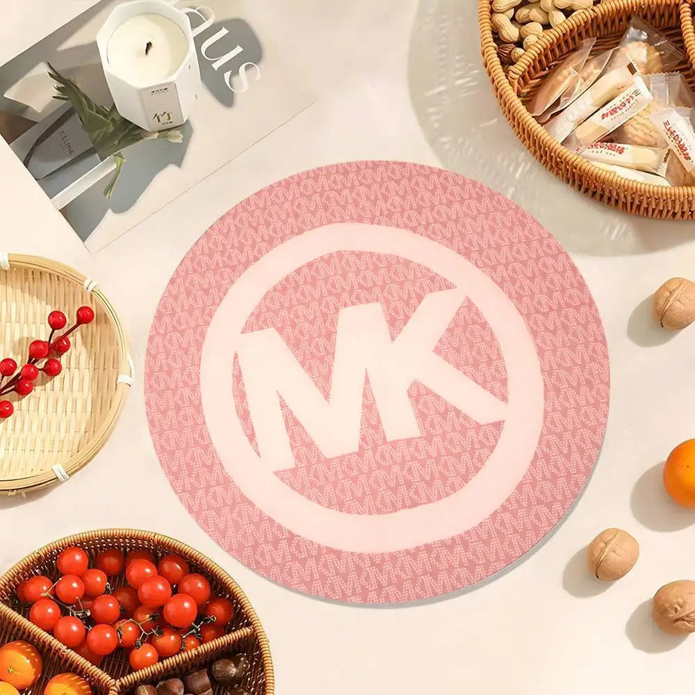 M-Michaels-Fashion-Kors Coasters 10cm Round Wooden Suitable For Drinks Tea Coffee Home Gift Choice Holidays