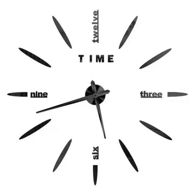 Large 3D Wall Clock Luminous Classic Wall Clocks DIY Digital Clock Wall Watches Stickers Silent Clock for Home Living Room Table