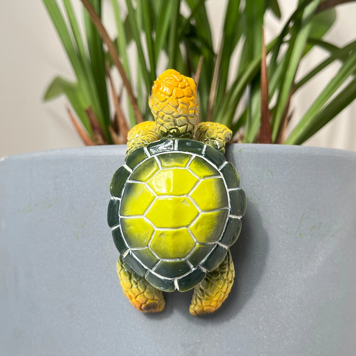 1Pc Small Turtle Resin Decoration, Coastal Home Theme, Christmas Gift for Mom, Turtle Statue Decorative Craft, Coastal Beach Decoration, Home Office Decor