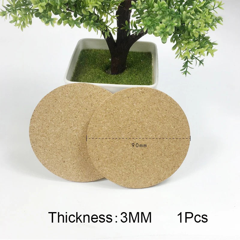 Cork Coasters Table Coasters for Coffee Cup Coaster Aesthetic Coasters for Drinks Bottom for Drinking Cup