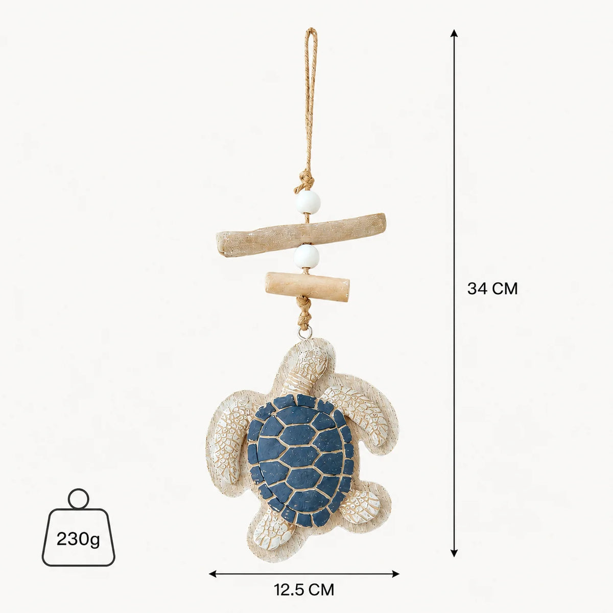 Sea Turtle Hanging Decor Coastal Wall Ornament Wooden Resin Turtle Pendant Beach Theme Home Decoration