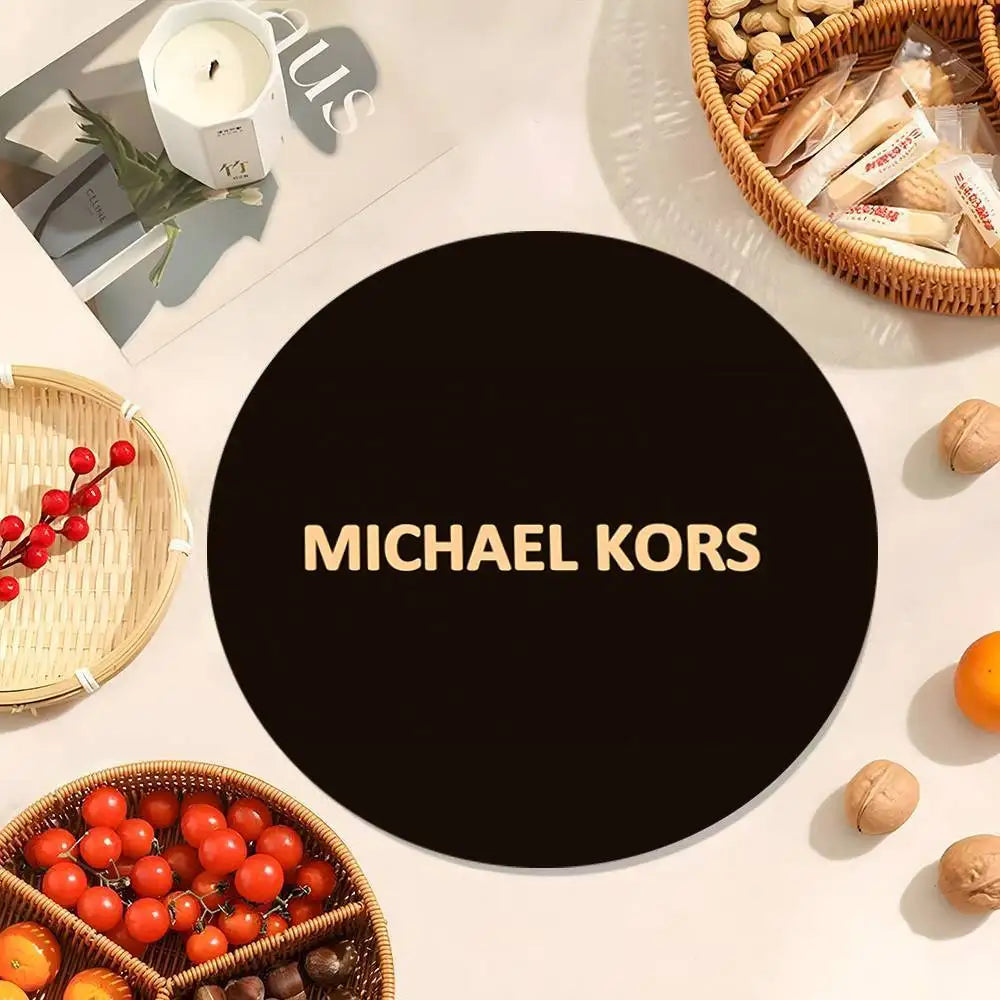 M-Michaels-Fashion-Kors Coasters 10cm Round Wooden Suitable For Drinks Tea Coffee Home Gift Choice Holidays