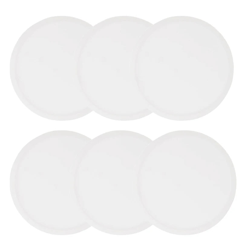 6Pack Silicone Coasters for Drinks Anti-Slip Durable Reusable Drink Coasters Set Non Slip Cup Coasters Silicone Coasters