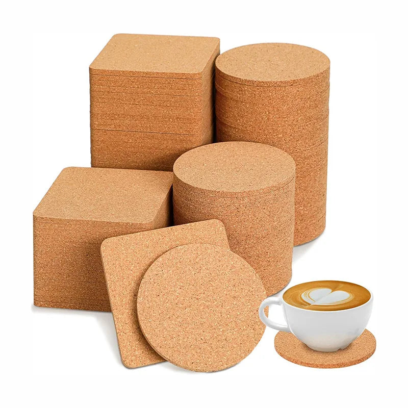 Cork Coasters Table Coasters for Coffee Cup Coaster Aesthetic Coasters for Drinks Bottom for Drinking Cup