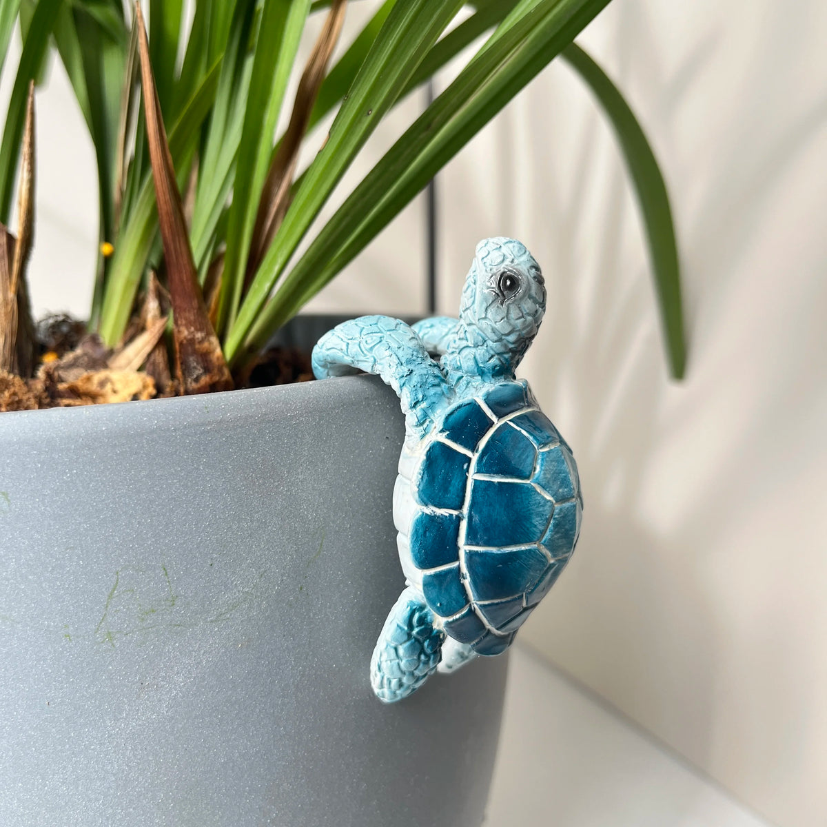 1Pc Small Turtle Resin Decoration, Coastal Home Theme, Christmas Gift for Mom, Turtle Statue Decorative Craft, Coastal Beach Decoration, Home Office Decor