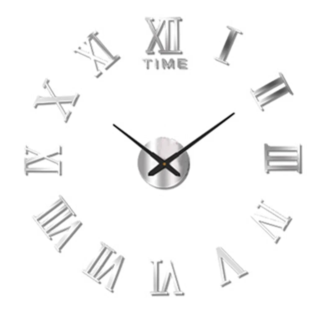 NEW Modern Design Large Wall Clock 3D DIY Quartz Clocks Fashion Watches Acrylic Mirror Stickers Living Room Home Decor Horloge