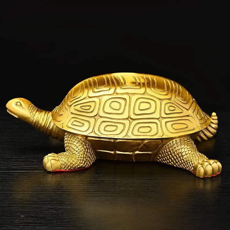 Feng Shui Copper Turtle Ornament Dragon Turtle Birthday Gift Craft Decoration