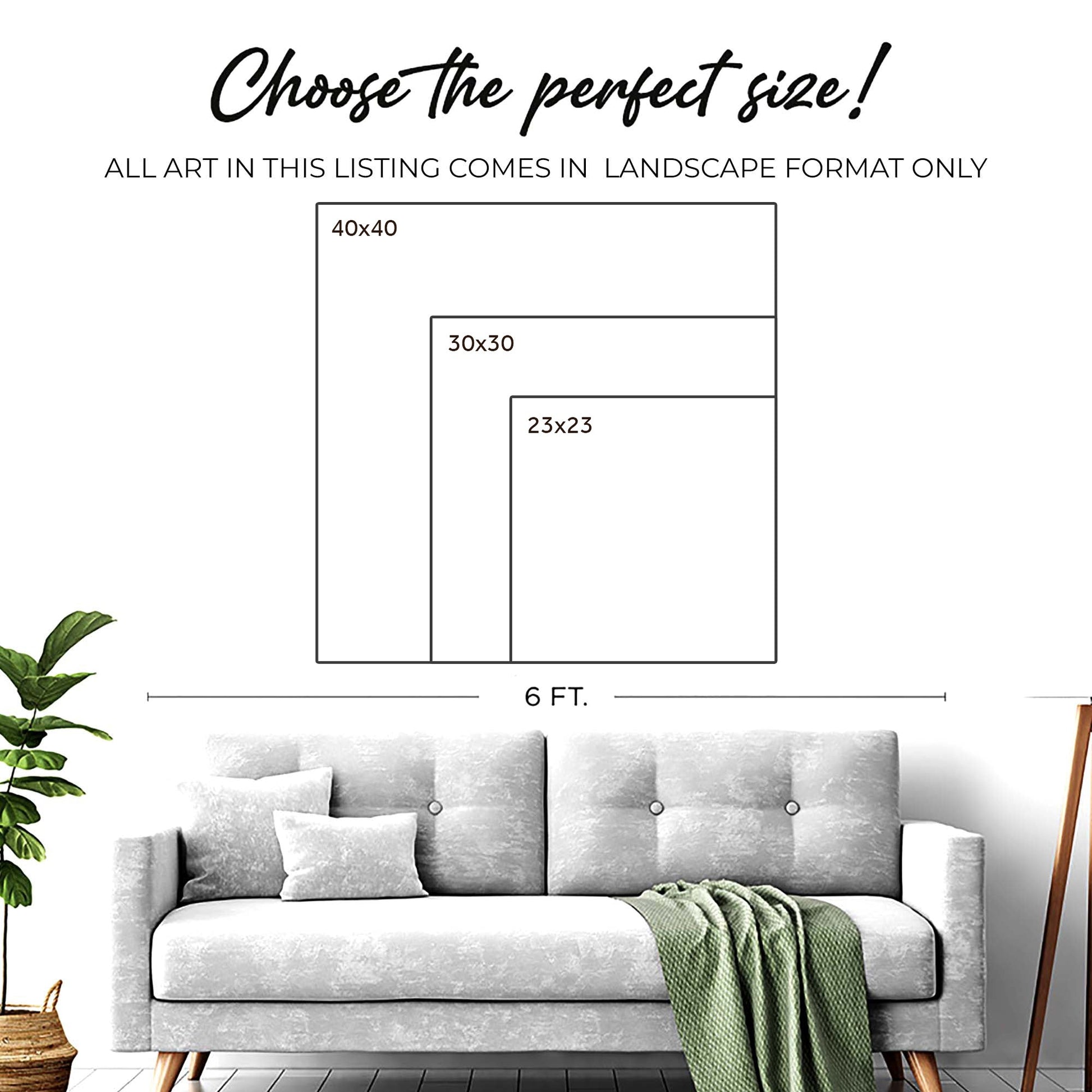 Golden Hour canvas wall art by Tailored Canvases, featuring warm sunset tones and scenic landscape design.