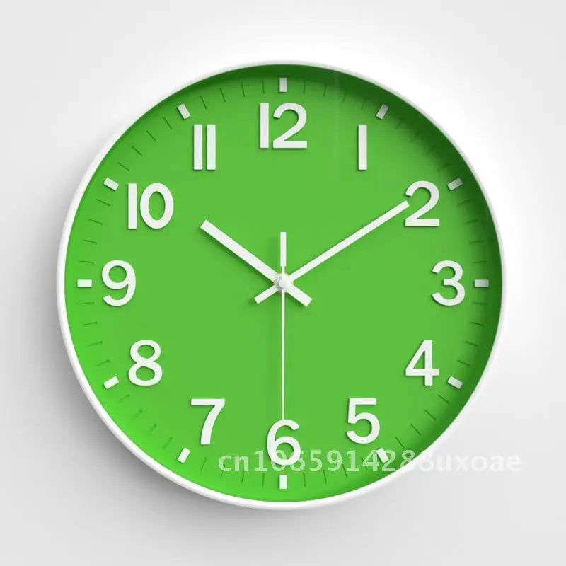 Living Room Clock, Modern Minimalist Home Clock, Bedroom Silent Wall Clock, Circular Quartz Clock 30cm