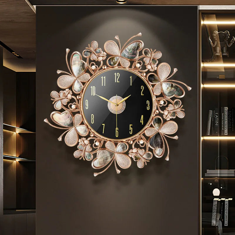 Modern Luxury Quartz Wall Clock Silent Oversized Creative Art Living Room Home Office Unique Gift Non Ticking Wall Art Elegant
