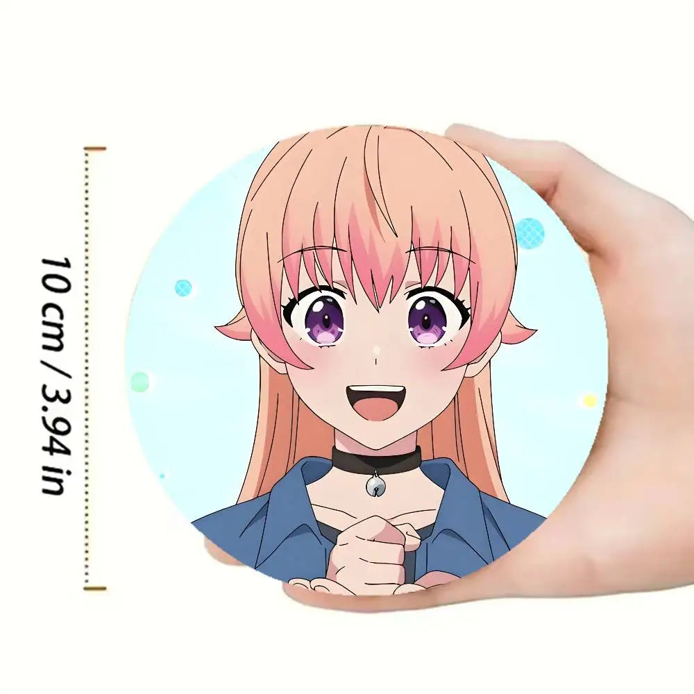 Nico Wakatsuki W-Witch Watch Heat-Resistant Pine Coasters Lightweight Sturdy for All Drinkware Easy to Clean