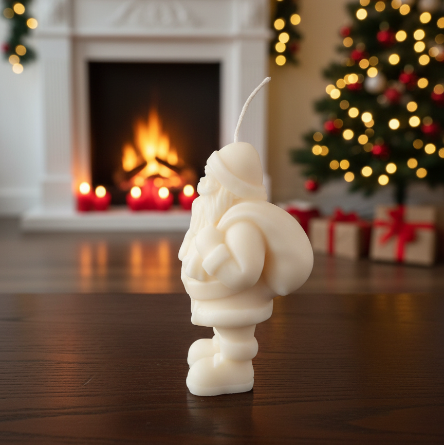 Santa Candles | Holiday Decor