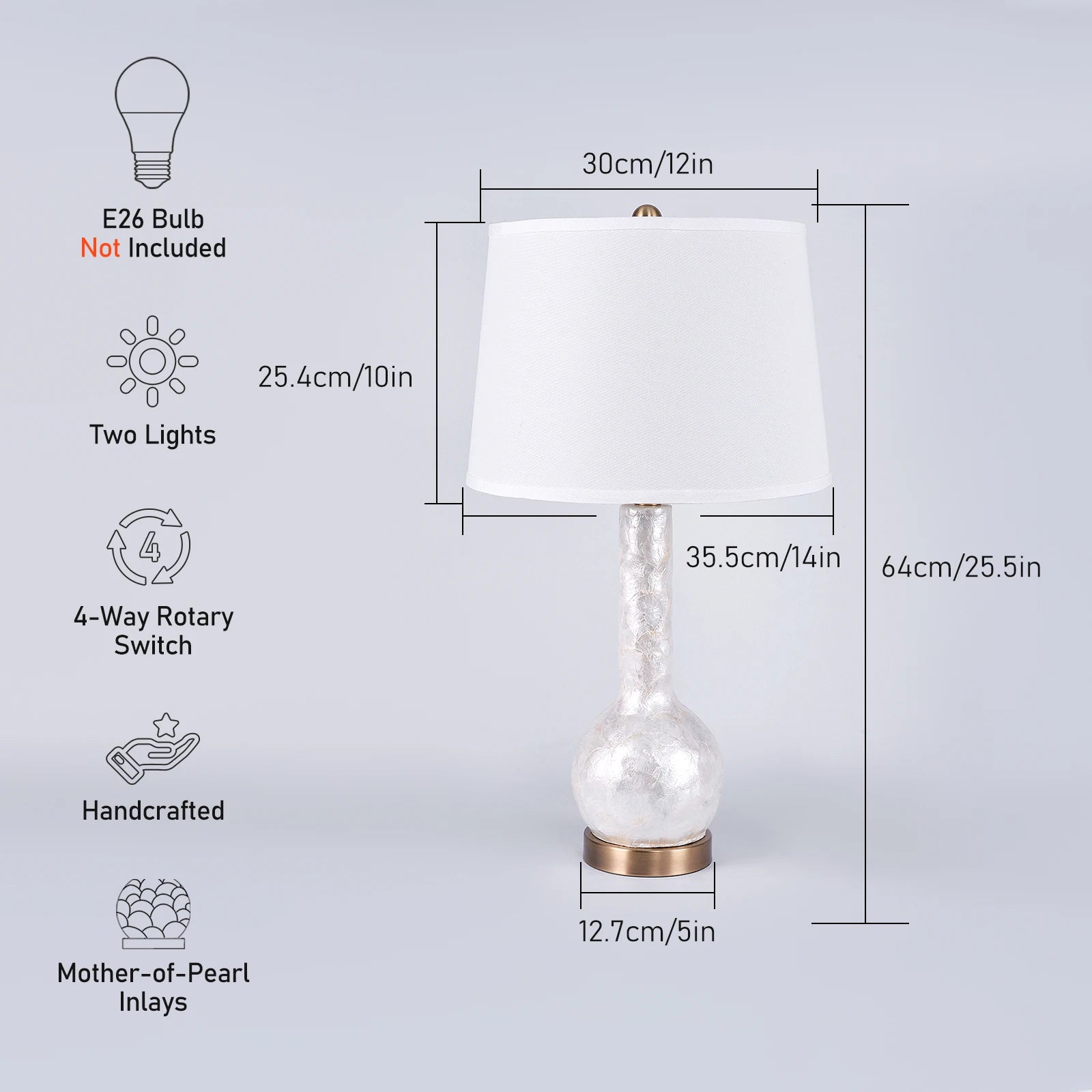 28/25 inch Desk Lamps Luxury Table Lamp Opal Glass Lampshade For Hotel Guest Room Living Room Study Bedroom Bedside Decorative Lighting Lamps Indoor Lighting Shiping from USA