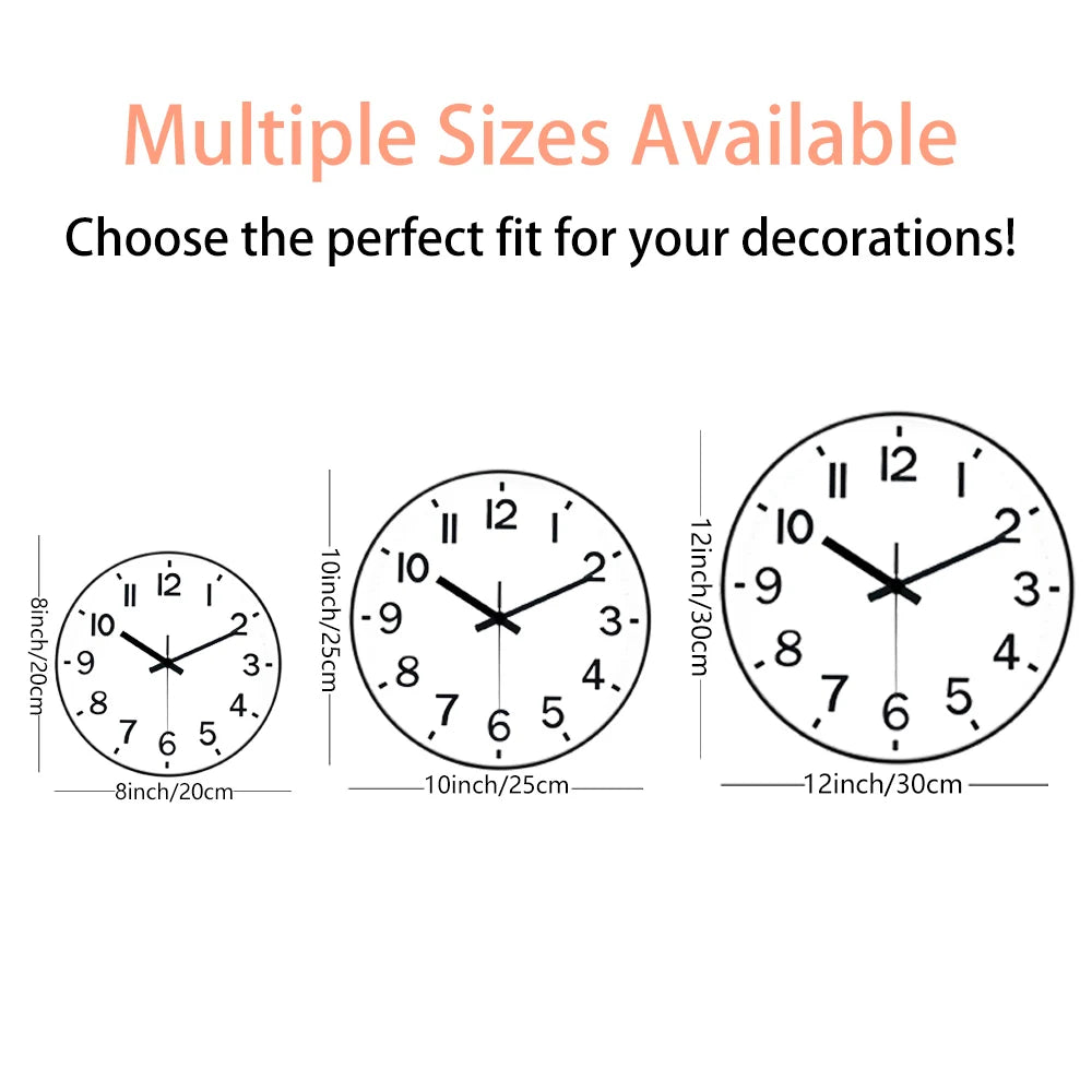 Coastal Themed Wall Clock Vacation Style For Seaside Villas Coastal Living Rooms Bedrooms Wall Clock Noiseless