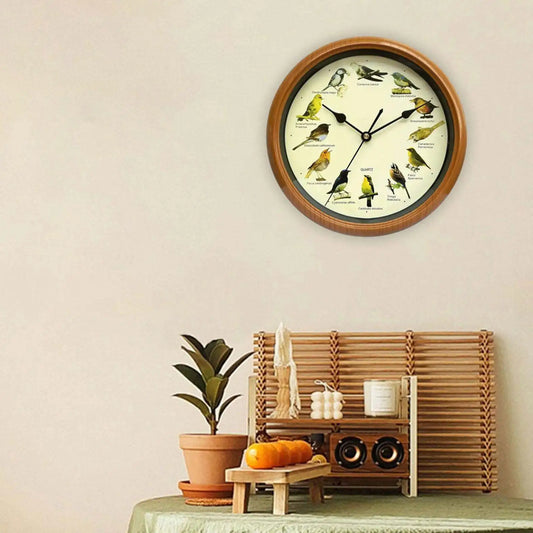 Bird Wall Clock Bird Clock with Sound,that Sings on Hour Decorative Clock Hanging Clock Decor for Home Living Room Decoration - Unique Finds Market LLC