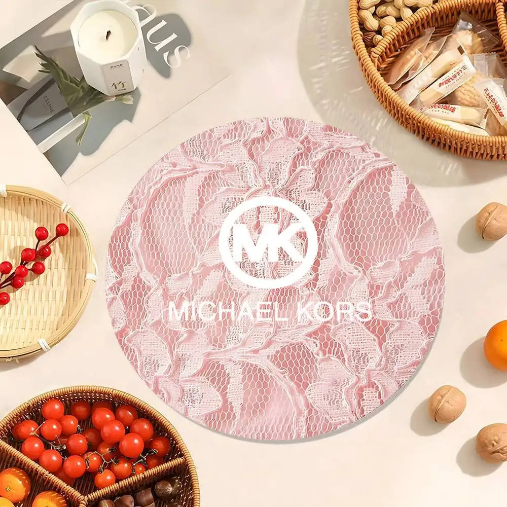 M-Michaels-Fashion-Kors Coasters 10cm Round Wooden Suitable For Drinks Tea Coffee Home Gift Choice Holidays