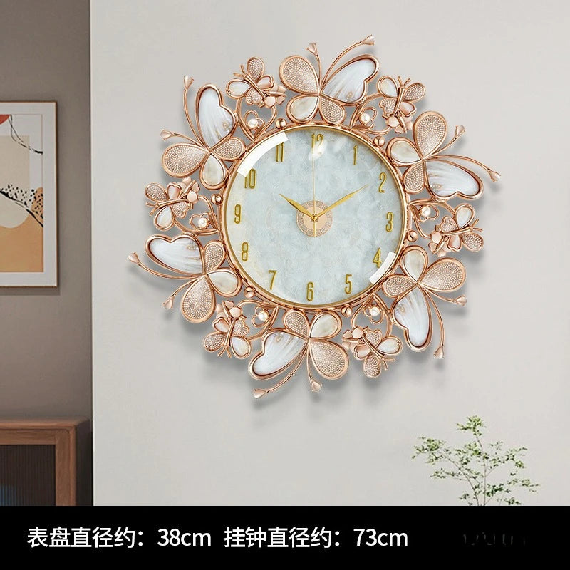 Modern Luxury Quartz Wall Clock Silent Oversized Creative Art Living Room Home Office Unique Gift Non Ticking Wall Art Elegant