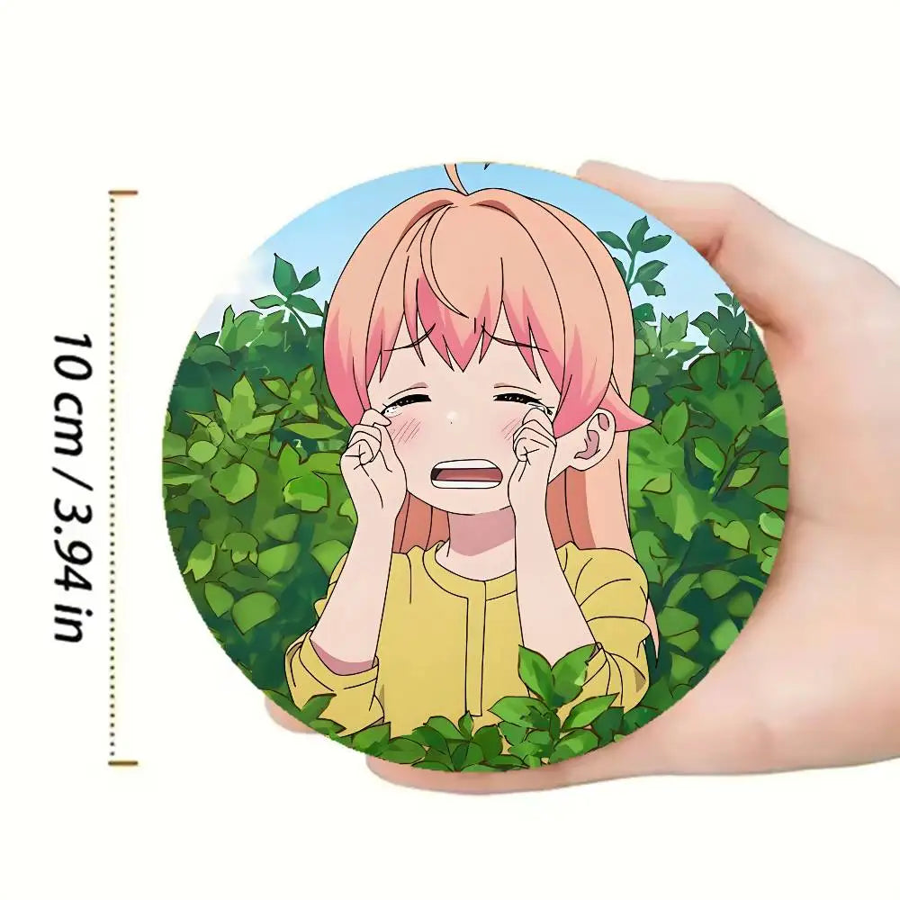 Nico Wakatsuki W-Witch Watch Heat-Resistant Pine Coasters Lightweight Sturdy for All Drinkware Easy to Clean