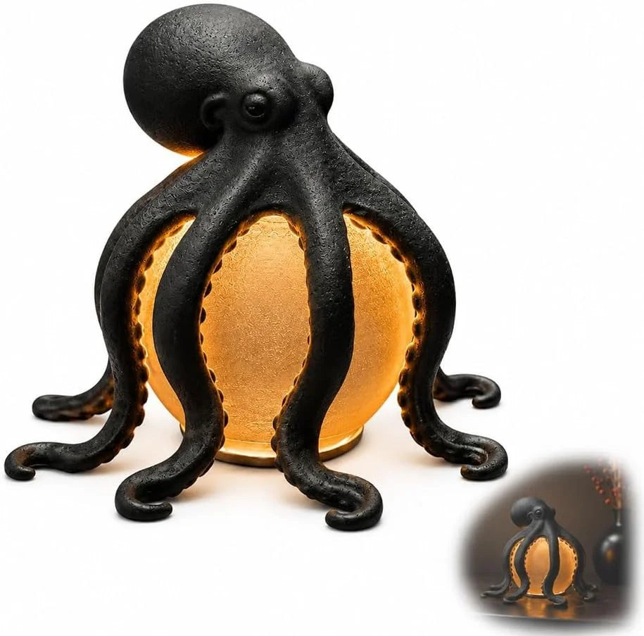 Octopus Ocean Table Lamp 3D Led Bedside Lamp Bedroom Decoration Lights Led Nightlights Sleeping LED Jellyfish Lamp